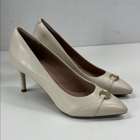 New Rockport Women's Plain Toe Ornamented Pump Size 9.5 - Picture 2 of 9